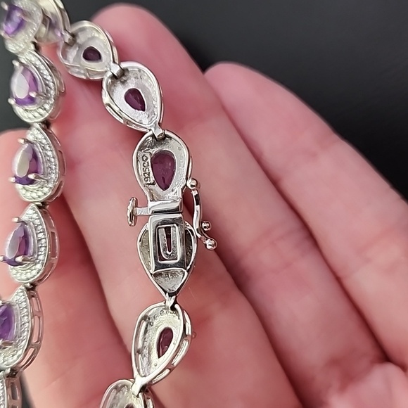 Amethyst bracelet - Picture 3 of 3